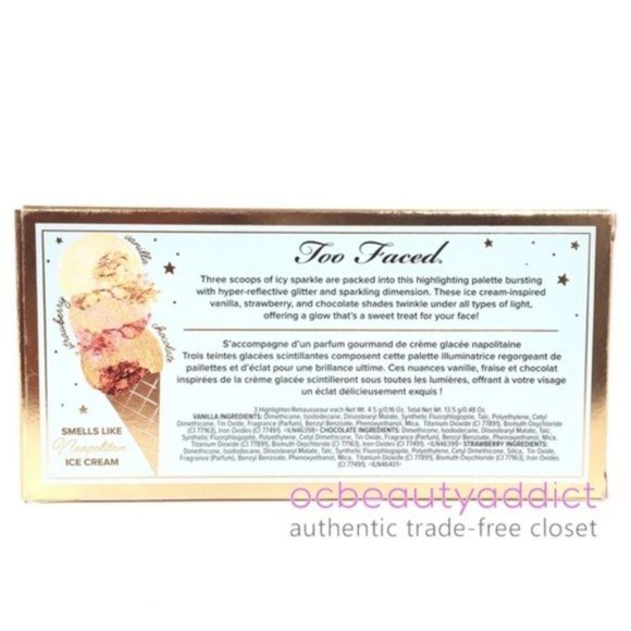 Too Faced Triple Scoop Highlighting Palette - Picture 5 of 5